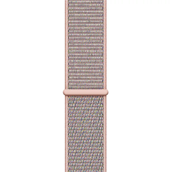 Apple Watch Series 4, 44 мм, корпус из алюминия золотого цвета, спортивный браслет цвета «розовый песок»