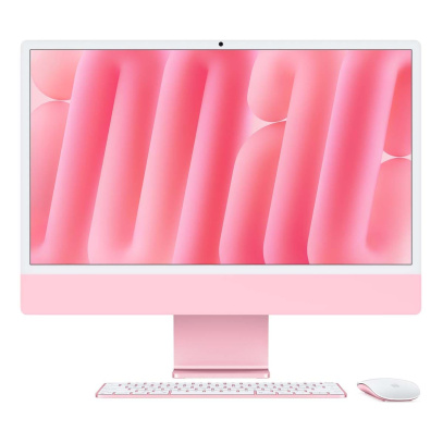 Apple iMac 24" (M4 10C CPU, 10C GPU, 2024) Retina 4,5K, 16Gb, 512Gb SSD (MWV53) Pink, розовый