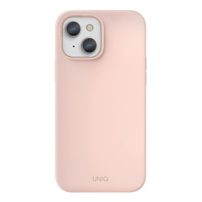 Чехол для iPhone 13 c Magsafe UNIQ Lino Hue (IP6.1HYB(2021)-LINOHMPNK) Розовый