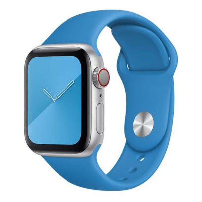 Силиконовый ремешок для Apple Watch 42/49 мм Silicone Case Бирюзовый