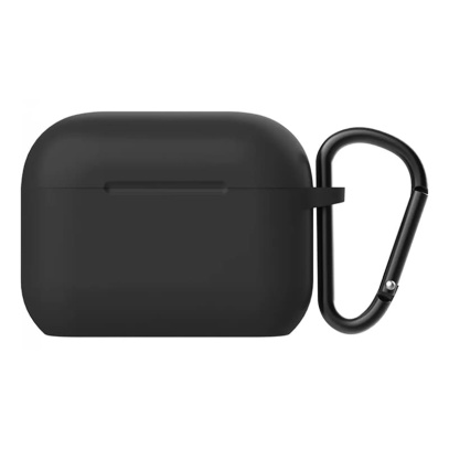 Чехол для Apple AirPods Pro 2 KEEPHONE Silicone Case Black, черный