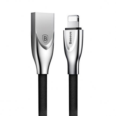 USB кабель Baseus Zinc alloy Cable разъём Lightning Черный