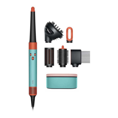 Стайлер Dyson AirWrap Complete Long HS08 (Global) Curly+Coily, Ceramic Patina/Topaz, бирюзовый/оранжевый