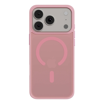 Чехол для iPhone 18 Pro Max/17 Pro Max с MagSafe AceCase Soft Rim Розовый