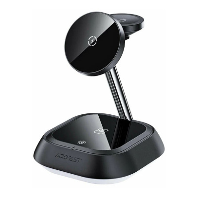 Беспроводное зарядное устройство AceFast Wireless Charger Desktop Holder (E16) Black, чёрный