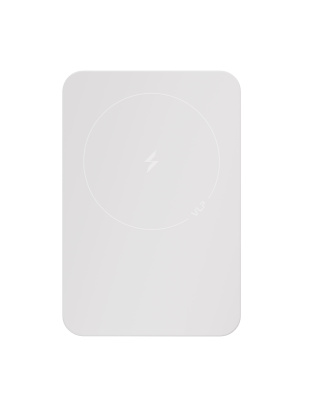 Внешний аккумулятор VLP LITE Power Snap 5000 mAh, 3A, MagSafe, USB-C, Белый