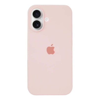 Чехол для iPhone 16 Plus Silicone Case Light Pink, светло-розовый
