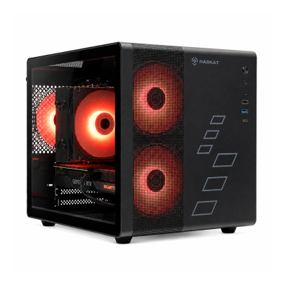 Игровой ПК Raskat Strike 520, AMD Ryzen 5 7500F, NVIDIA RTX 5060Ti 16Gb, 32Gb DDR5, 1Tb SSD, Чёрный