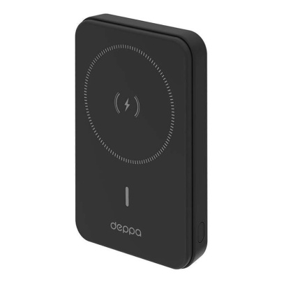 Внешний аккумулятор Deppa 10000mAh NRG MagSafe (33667) Чёрный