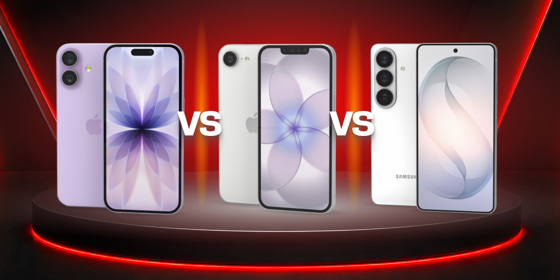 iPhone 17 vs. iPhone 17e vs. Samsung Galaxy S26: какой смартфон выбрать в 2026 году? iPhone 17 vs. iPhone 17e vs. Samsung Galaxy S26: какой смартфон выбрать в 2026 году?