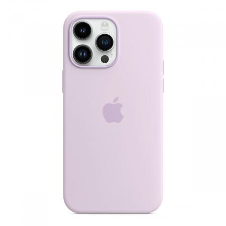 Чехол Silicone Case с MagSafe для Apple iPhone 14 Pro Max Сиреневый