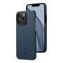 Чехол для iPhone 14 Pro Max Pitaka MagEZ Case 3 кевлар (арамид) (KI1408PM) Черно-синий