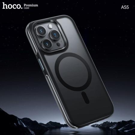 Чехол hoco. AIRBAG Magnetic Case для Apple iPhone 15 Pro Max (AS5) Фиолетовый