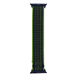 Ремешок для Apple Watch Series 42/44/45/49 Mutural Seasonal Yarn loopnylon Blue/Green, зеленый