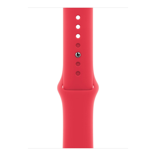 Apple Watch Series 9, 45 мм корпус из алюминия цвета (PRODUCT)RED™, ремешок Sport Band размера M/L цвета «Red»