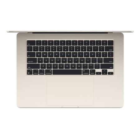 Apple MacBook Air 15" (M2, 8C CPU, 10C GPU, 2023) 8/512Gb SSD (MQKV3) Starlight, «сияющая звезда»