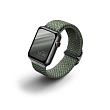 Ремешок UNIQ для Apple Watch 42/44/45 мм ASPEN Strap Braided (44MM-ASPGRN) Зеленый