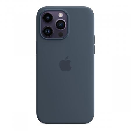 Чехол Silicone Case с MagSafe для Apple iPhone 14 Pro Max Синий