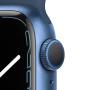 Apple Watch Series 7, 41 мм корпус из алюминия синего цвета,  спортивный ремешок «синий омут»