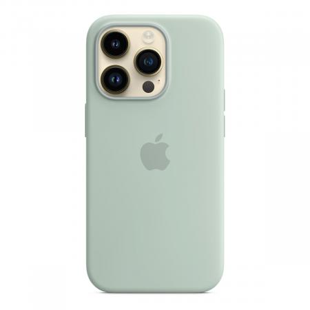 Чехол Silicone Case MagSafe для Apple iPhone 14 Pro Зеленый