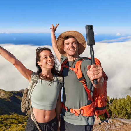 Экшн-камера Insta 360 X4 Get-Set Bundle Black, черный