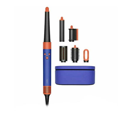 Стайлер Dyson AirWrap Complete Long HS08 (Global) Straight+Wavy, Vinca Blue/Topaz, синий/оранжевый
