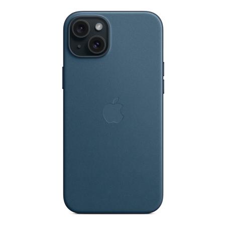 Чехол FineWoven Case для Apple iPhone 15 Plus с MagSafe Pacific Blue, синий