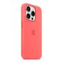 Чехол Silicone Case для Apple iPhone 15 Pro с MagSafe (original) Guava, розовый
