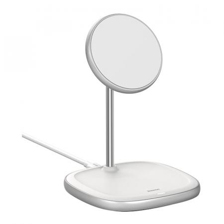 Беспроводное зарядное устройство Baseus (BS-W519) White, белый