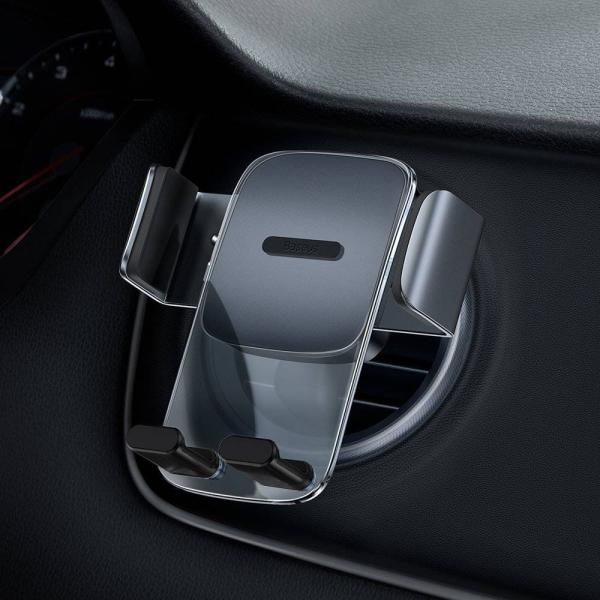 Автомобильный держатель Baseus Easy Control Clamp Car Mount Holder (SUYK000201) Черный