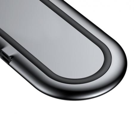 Беспроводное зарядное устройство Baseus 2в1 Metal Dual Wireless Charger (WXXHJ-A01) Black, черный