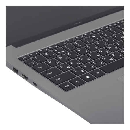 Ноутбук 16" Honor MagicBook X16 (5301APLM) AMD Ryzen 5 6600H, 16Gb LPDDR5, SSD 512Gb, AMD Radeon Graphics, IPS, WUXGA, Без ОС, Grey, серый