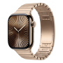 Apple Watch Series 10, 42 мм корпус из титана цвета «Gold», ремешок Link Bracelet цвета «Gold»