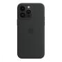 Чехол Silicone Case с MagSafe для Apple iPhone 14 Pro Max Черный