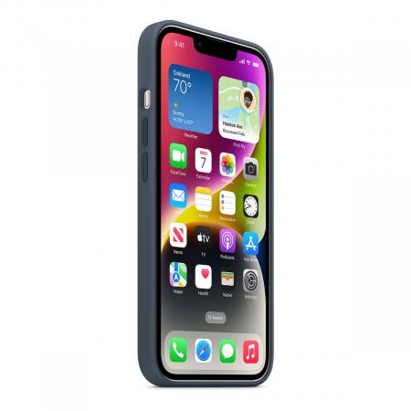 Чехол Silicone Case MagSafe для Apple iPhone 14 Синий