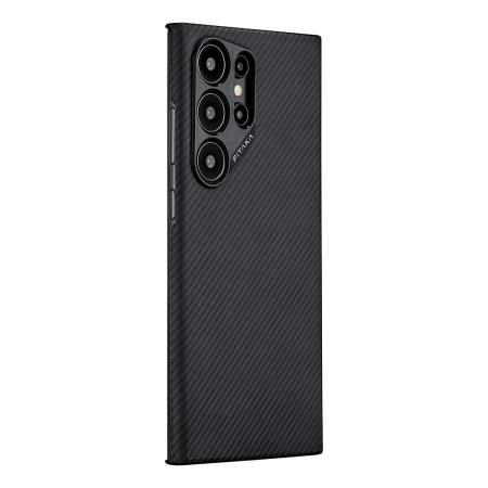 Чехол для Samsung Galaxy S24 Ultra Pitaka MagEZ 4 Case кевлар (KS2401U) Чёрный