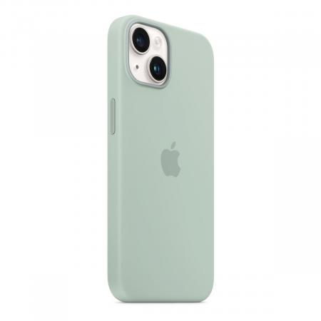 Чехол Silicone Case MagSafe для Apple iPhone 14 Зеленый