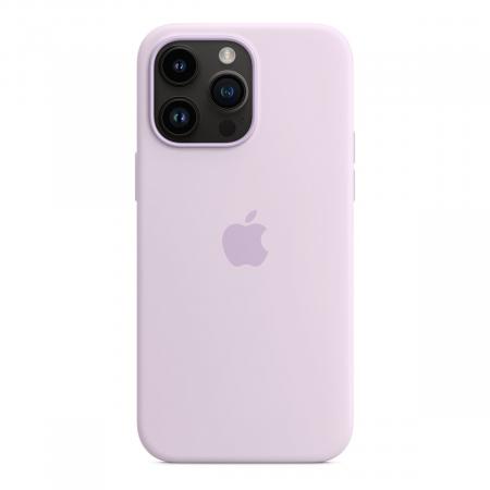 Чехол Silicone Case с MagSafe для Apple iPhone 14 Pro Max Сиреневый