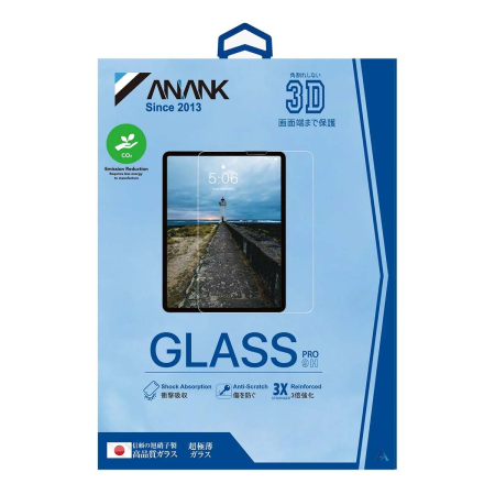 Защитное стекло для iPad Air 11" (2024) Anank curved clear glass Глянцевое