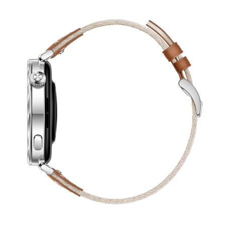 Часы HUAWEI Watch GT 5 Silver, 41 мм, цвет корпуса серебряный, цвет ремешка бежевый