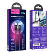 Кабель hoco. Super Fast Charging Data Cable разъем Type-C – Lightning, 1 м (X14) Черный