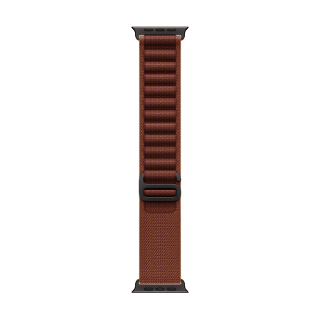 Apple Watch Ultra 4, 49 мм корпус из титана цвета «Black», ремешок Alpine Loop цвета «Burgundy» размера S