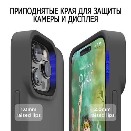 Чехол Elago для Apple iPhone 14 Pro Type-2 (ES14GL61PRO-DGYBK) Серый