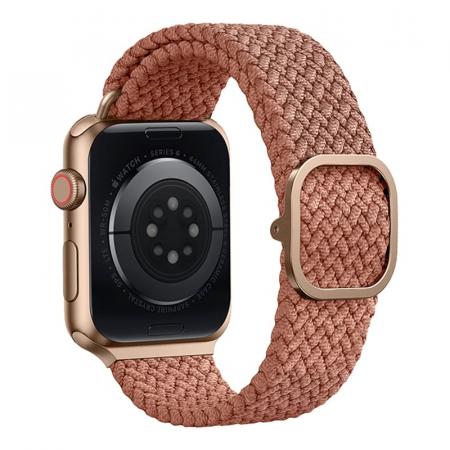 Ремешок UNIQ для Apple Watch 38/40/41 мм ASPEN Strap Braided (40MM-ASPPNK) Розовый