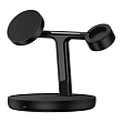 Беспроводное зарядное устройство Baseus Swan 3в1 Wireless Magnetic Charging Bracket 20W BS-W527 (WXTE000101) Черный
