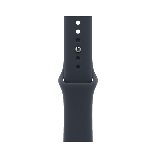 Apple Watch Series 12, 42 мм корпус из алюминия цвета «Space Gray», ремешок Sport Band размера M/L цвета «Navy Blue»