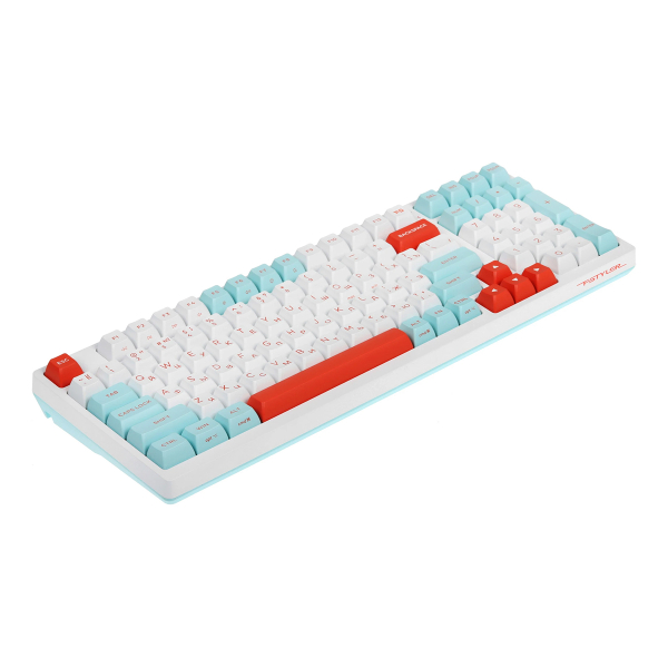 Клавиатура A4Tech Fstyler FS300, USB for gamer LED Panda Snorklening Механическая Белый