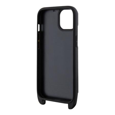 Чехол Karl Lagerfeld для iPhone 14 Crossbody Saffiano Cradslot Hard (KLHCP14SCSAKHPKK) Черный