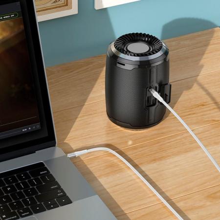 Кабель аудио AUX hoco. 3,5 мм jack, 1 м (UPA22) Черный