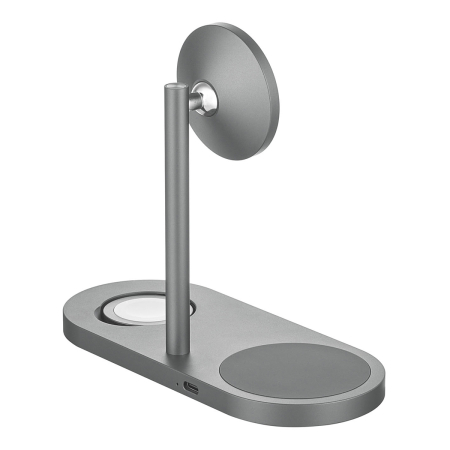 Беспроводное зарядное устройство uBear Stage Ultra 3в1 Qi2 Серый